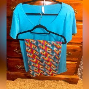 Lularoe classic T and Cassie skirt